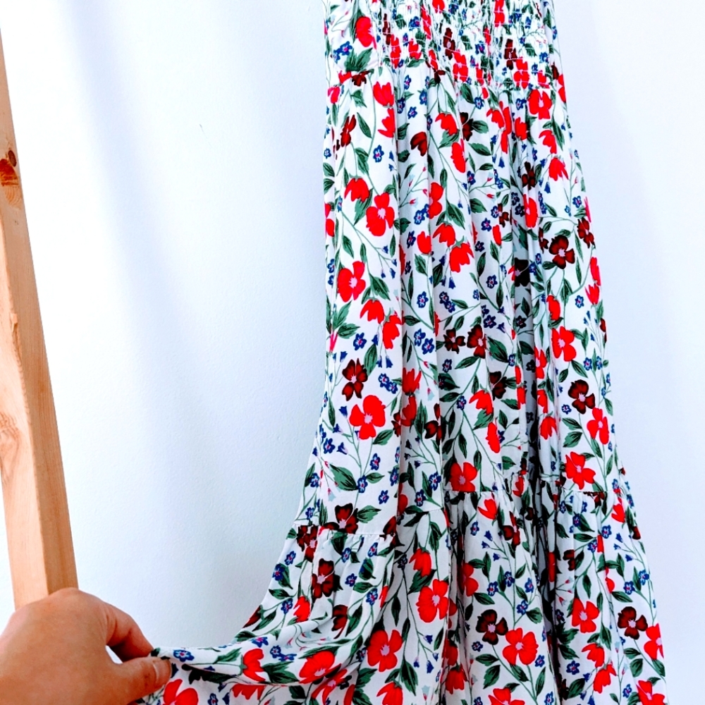 OLD NAVY flower summer spaghetti strap dress, size XS - Picture 4 of 6